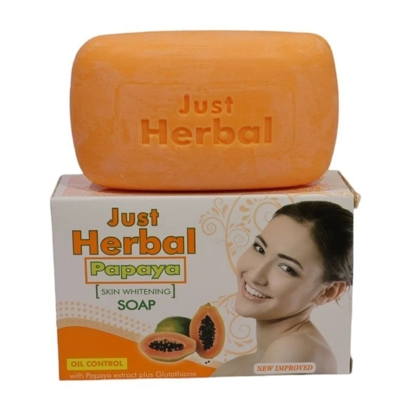 Just Herbal Papaya Skin Whitening Soap 175g